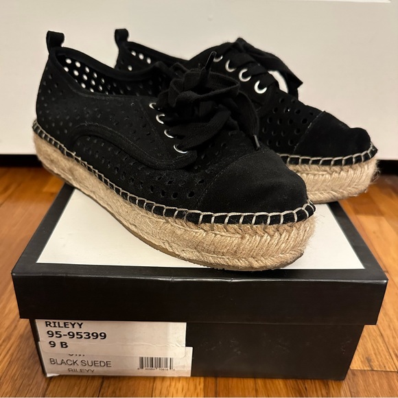 J/Slides black suede espadrilles - Picture 1 of 2